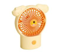 Generico Ventilatore Portatile,A Batteria, Angolo Regolabile, Silenzioso | Ventilatore Portatile Ricaricabile | Per Camera Ufficio Università Esterno Picnic Vacanza