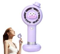 Genérico Ventilatore portatile a mano,Accessori di ventilazione USB ricaricabile 3 velocità,Ventilatore manuale rinfrescante per l'estate | per gli uomini donne bambini interni casa ufficio