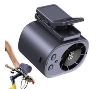 Generico Ventilatore Portatile,Display Digitale con Clip Raffreddamento Portatile - Ventilatori Portatili ad Aria Fredda - per Auto Ufficio Estate Spiaggia Campeggio Picnic