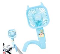 Generico Ventilatore Portatile Per Passeggino | Compagno Di Viaggio | Rosa, Blu, Cambia Colore | Flusso D'aria Per Seggiolino Auto Per Bambini | Clip A Batteria | Ventilatore Personale Versatile |