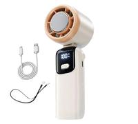 Generico Ventilatore Portatile Portatile - 100 Livelli Di Velocità Del, Ventola Ricaricabile USB Pieghevole, Mini Ventola Personale, Durata Della Batteria 3-6 Ore, Dispositivo Di Raffreddamento