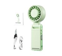 Genérico Ventilatore portatile portatile portatile con display digitale a LED a 5 velocità e modalità outdoor, portatile, potente per cintura, zaino, viaggi, campeggio, spiaggia, sport, ufficio