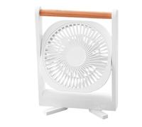 Genérico Ventilatore Portatile: Ventilatore Personale Tranquillo Con 4 Velocità | Desktop Compatto Funzionamento A Basso Rumore | Dispositivo Di Raffreddamento A Flusso D'Aria Potente Per Il
