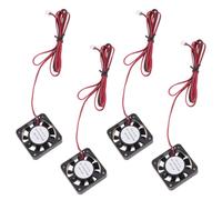 Generico Ventilatore Raffreddante Brushless 12v per Estrusore Stampante 3d, Plastico Nero, Facile da Installare, per Atmosfera Estiva, Confezione 4 Pezzi