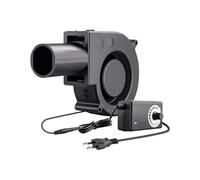 Generico Ventilatore Soffiante Per Barbecue,Ventilatore Gonfiabile Regolabile 12V con Controllo Velocità,Soffiatore per BBQ - Per Stufa A Legna Griglia Forgiatura Campeggio Cottura All Aperto