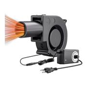 Generico Ventilatore Soffiante - Ventilatore Gonfiabile 12V Con Controllo Velocità Variabile - Soffiatore per Stufa a Legna - per Grill Barbecue Forgia Campeggio Cucina all'Aperto Picnic