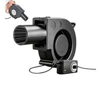 Genérico Ventilatore soffiatore | Ventilatore gonfiabile regolabile da 12 V con controllo della velocità - Soffiatore per Stufa a Legna | Per Stufa Grill Barbecue Forgia Campeggio Cucina Esterno