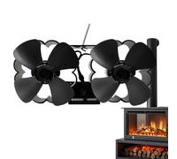 Generico Ventilatore stufa termica a legna - ventilatore pellet attivo | Modulo resistente al calore con protezione dal surriscaldamento per stufe a pellet, unità di circolazione del calore ad alta