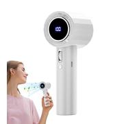 Generico Ventilatore Turbo Portatile,Ricaricabile USB Per Escursioni Campeggio - Ventilatore ad Aria con Display Digitale per Esterni Viaggio Spiaggia Campeggio