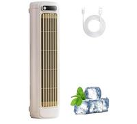 Generico Ventilatore USB Silenzioso Ricaricabile 31 2 cm Display LED per Scrivania - 10 Ore Autonomia Ventola a Batteria Ufficio Campeggio