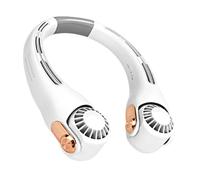 Generico Ventilatori da collo Ventilatore da collo portatile, dispositivo di raffreddamento USB ricaricabile a mani libere, 3 velocità regolabili | Design leggero ed ergonomico con funzionamento sil
