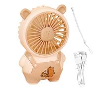 Genérico Ventilatori portatili | Ventilatori elettrici USB portatili | Ventagli elettrici USB compatti e silenziosi per esterni scuola escursionismo casa campeggio