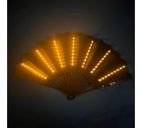 Generico Ventile A Mano - Ventola Pieghevole Leggera, Accessorio Di Raffreddamento Portatile | Colori Neon Vibranti, Cornice In Plastica Resistente, Per Festival Ed Eventi All'aperto, Design Comp