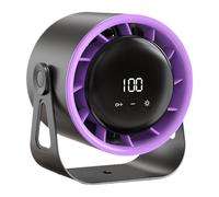 Generico Ventola A Clip - Dispositivo Di Raffreddamento A Clip Con Display A LED | Ventilatore Personale Silenzioso Ricaricabile | Dispositivo Di Raffreddamento Silenzioso A Turbina Portatile A 100