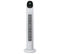 Generico Ventola a Torre per Camera da Letto, raffrescatore d'Aria con Oscillazione di 80° e Timer di 7,5 Ore, Ventilatore a Pavimento Senza Pale con 3 modalità, 3 velocità e Display Digitale