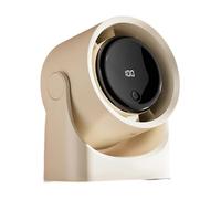 Generico Ventola con display digitale con tecnologia Winds Texture ABS Riduzione del rumore Montabile a parete Dispositivo raffreddamento domestico silenzioso ABS efficienza energetica Elettrico