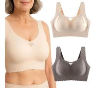 Generico Verafits Bra, Liftcharm - Comfortable Bust Lifting & Shaping Bra, Comfy Breast-Corrector Bras for Seniors (2Pcs-E,L)