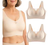 Generico Verafits Bra, Liftcharm - Comfortable Bust Lifting & Shaping Bra, Comfy Breast-Corrector Bras for Seniors (2Pcs-D,L)