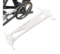 Generico Vérificateur de Chaîne | Outil Indicateur d'Usure,Accessoire de Mesure d'Usure pour Cyclistes - Cadeau pour Hommes Femmes - Entr