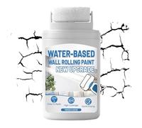 Generico Vernice Bianca per Modanature - Rullo da 100g Vernice Bianca per Copertura - Pittura d'Interni Murali,per Bagno Soggiorno Camera Mobili Cucina Corridoio Armadi Edilizia