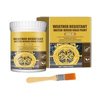 Generico Vernice Oro Resistente Alle Intemperie | Vernice Acrilica | Impermeabile Per Legno | Non Scolorisce Rapida Asciugatura -150g Liquido D'Arte Scrittura Lapide Scrapbooking Pittura