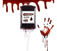 Generico Vernice per Viso Liquido - 170 ml di bustine Impermeabili di Halloween | Decorazioni di vampiri, Spaventosa Trucco Rosso Blu per per Il truucco per Il Trucco