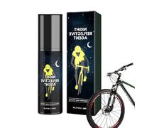 Generico Vernice spray luminosa | Spray di bagliore riflettente da 100 ml | Rivestimento di sicurezza per guida notturna, vestiti, biciclette, skateboard, tela, legno, tessuto, alta visibilità