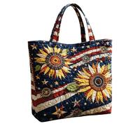 Generico Versatile borsa verde per celebrazioni patriottiche: da portare tutti i giorni的时尚美式周年日手提包 (Multicolour L)