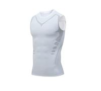 Generico Version Ionic Shaping Sleeveless Shirt For Men, V Boost Shape Wear Shirt Men,Evolv,Ionic Shaping Vest,Build Perfect Body (white,m)