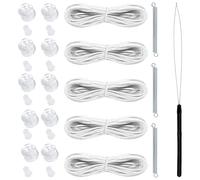 Generico Vertical Blind Repairs Tabs, RVs Pleated Shade Repair Kit | High-Strength Vertical Blind Repairs Tabs, RVs Cover Repair Kit, RV Window Shade For Travel Trailer Day