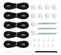 Generico Vertical Blind Repairs Tabs, RVs Pleated Shade Repair Kit | High-Strength Vertical Blind Repairs Tabs, RVs Cover Repair Kit, RV Window Shade For Travel Trailer Day
