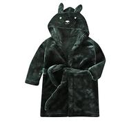 Generico Vestaglia Bambini Caldo Leggero Accappatoio Spugna Con Cintura E Cappuccio Microfibra Taglie Forti Vestaglia Bambino Pile Comodo Invernale Kimono Pigiama Accappatoio Doccia Ragazza E Ragazzo