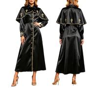 Generico Veste Donna Maniche Lunghe Chierico Pastore con Mantello