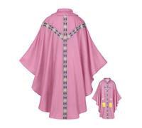 Generico Veste Sacerdotale Da Prete Per Chiesa Con Casula | Tonaca da Messa del Padre Clero Religioso Per Uomini Preghiera Cosplayer Chiesa Palcoscenico Maschere Carnevale Matrimonio