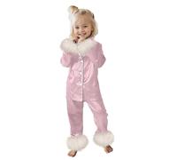 Generico Vestiti Bambino Bambini Pigiameria Comodo Pigiama Biancheria Intima Termica Autunnale Invernale Pigiami Set Regalo Facile Accesso Adatto per Il Gioco nel Tempo Libero