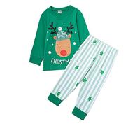 Generico Vestiti Bambino Bambini Pigiameria Comodo Pigiama Biancheria Intima Termica Camicetta a Maniche Lunghe Manica Lunga e con Pantaloni Lunghi in Cotone Adatto per Il Gioco nel Tempo Libero