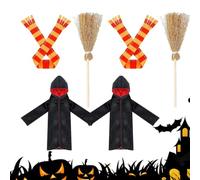 Generico Vestiti di Halloween per Bambola 2 Pezzi Vestaglia Giocattolo da | Abbigliamento Per Bambole Da 30 Cm Bambini Feste Compleanno Carnevale Scuola 'Infanzia Attività
