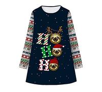 Generico Vestiti Eleganti Bambina - Vestiti Casuali del Vestito della Principessa di Natale del Carattere delle Ragazze dei Capretti del Bambino (F 9-10 Years)