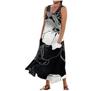 Generico Vestiti Estivi Donna Corti Tecnici Invernali Slim Fit Vestito Sexy Taglie Forti Lavoro Leggeri Vestiti Cotone Abito Mare Donna Estate Chef Leggero Multitasche Sconti 90 per Cento, 5XL