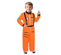 Generico Vestito Carnevale Ragazzo, Costume Bambino Ragazzo, Tuta di Astronauta per Bambini Outfit di Cosplay Unisex per Halloween Giochi di Ruolo e Feste