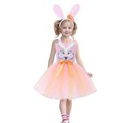 Generico Vestito Da Principessa Cosplay Anime Bunny Girl Dolce Abito Da Bambina A Tema Pasqua Coniglio Con Tulle Voluminoso Adatto Per Bambine 3 12Anni
