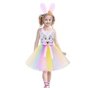 Generico Vestito Da Principessa Cosplay Anime Bunny Girl Dolce Abito Da Bambina A Tema Pasqua Coniglio Con Tulle Voluminoso Adatto Per Bambine 3 12Anni