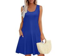 Generico Vestito Estivo Giardinaggio Tasche per Giardiniere Tattici Taglio Erba Streetwear Montagna Abito Floreale Donna Elegante Acquisti Online, Cotone Caviglia Cucina Vestiti Cerimonia L