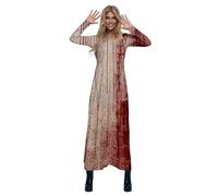 Generico Vestito Gotico Donna Costume Da Vampiro Ragazze Rinascimentale Medievale Vampiressa Bambina Cosplay Felpa Con Cappuccio Regina Halloween Carnevale Abbigliamento