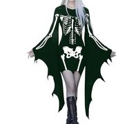 Generico Vestito Gotico Donna Curvy Gotico Da Palazzo Vestito Da Steampunk Elegante Medievale Costumi Di Halloween Rinascimentale Cosplay Abito Da Vampiro Carnevale Teschio Costume Da Strega