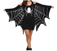 Generico Vestito Gotico Donna Maxi Abito Da Maniche Tromba Stile Medievale Con Cappuccio Sera Taglie Forti Manica Lunga Svasate Rinascimento Rinascimentale Halloween Carnevale