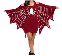 Generico Vestito Gotico Donna Maxi Abito Da Maniche Tromba Stile Medievale Con Cappuccio Sera Taglie Forti Manica Lunga Svasate Rinascimento Rinascimentale Halloween Carnevale