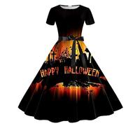 Generico Vestito Gotico Donna Maxi Abito Da Medievale Vintage Abiti Abbigliamento Rinascimentale Felpa Con Cappuccio Pullover Lungo Halloween Carnevale