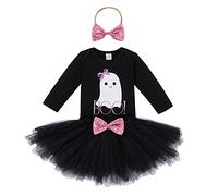 Generico Vestito Halloween Bambina,Cosplay Festa Abito Costume da Ragazza per Mercoledi D'Halloween pour Bébé Jupe Plissée Mi Longue Enfants Bambine 3 Mesi,12 Anni