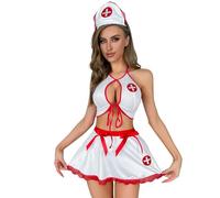 Generico Vestito Hot Donna Hard Infermiera Intimi Vestito Cosplay Per Donna Coppie Lingerie Donna Hot Uniforme da Studentessa Costume da Infermiera di Halloween